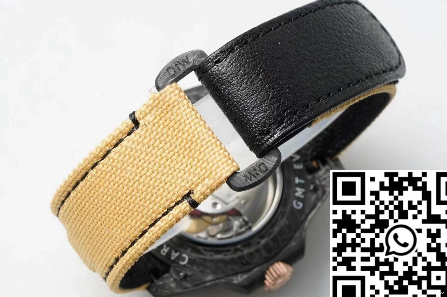 Strap GMT-MASTER Fabric II Fiber Diw Rolex Carbon Yellow 0226